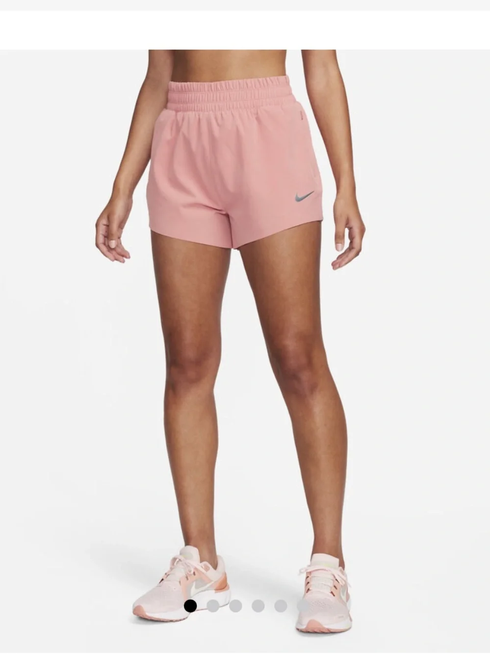 Nike Dri Fit Running Edition Shorts in Red Stardust